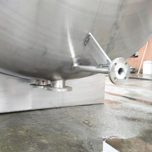 Fødevaregodkendt rustfrit stål SS 304/316 Opbevaringstank til flydende vand