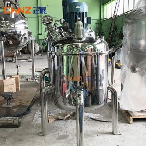 tangki pencampur bahan stainless steel chemical homogenizer emulsifier tank