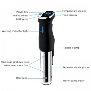 Special Design for China Sous Vide with Stainless Bottom Stick 1050W Digital Timer Display Immersion Circulator Kitchen Appliance
