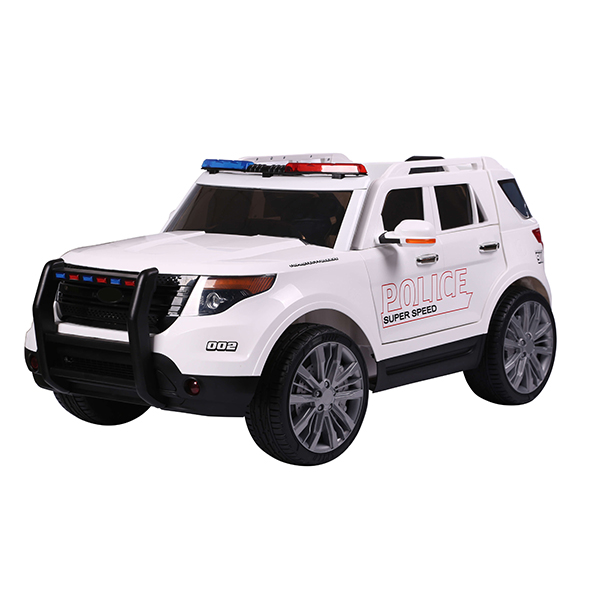 12V electric police car ride on non-lincese