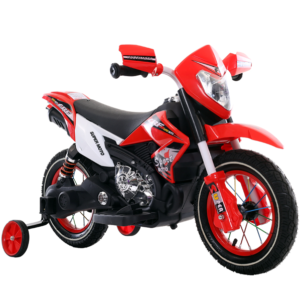6v Kids Motorcycle with Inflatable Wheels