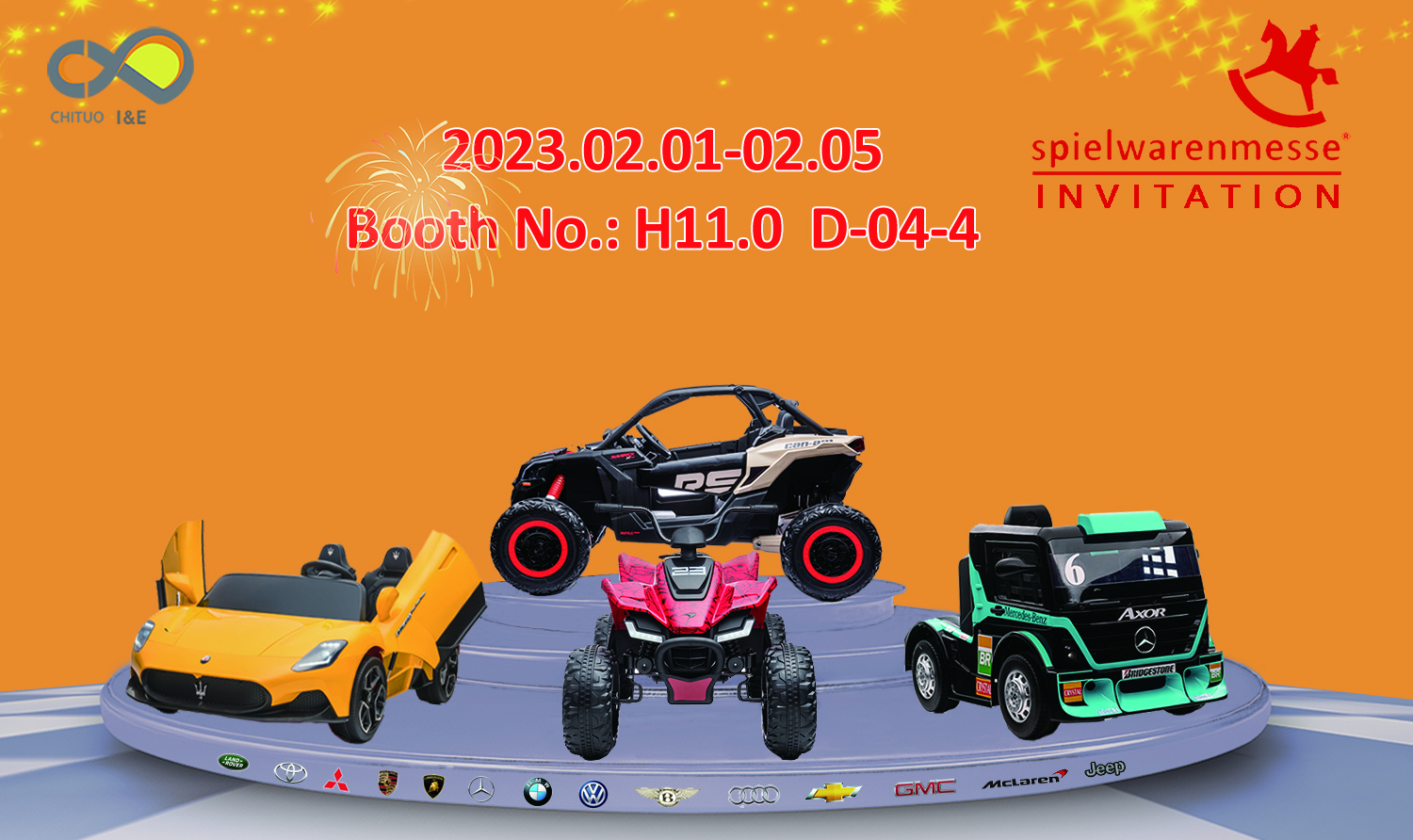 Xiamen Chituo will Attend the 2023 Spielwarenmesse Toys Fair