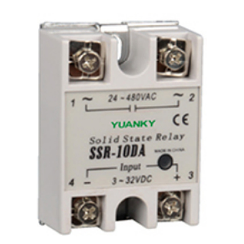 YUANKY solid state relay single phase DC to DC 10A 25A 40A bolted LED indication SSR solid state relay