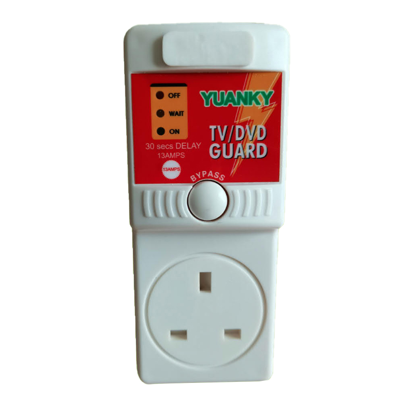 YUANKY TV Guard 230V 5A 30 seconds wait time voltage protector for TV screens media centres