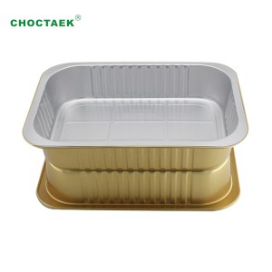 High Quality Disposable Smooth Wall Aluminum Foil Container