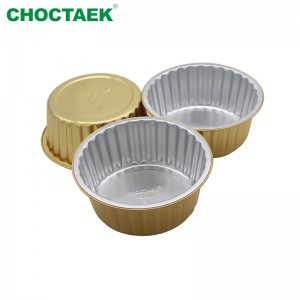 Smooth Wall Aluminium Foil Food Container For Take Away Food