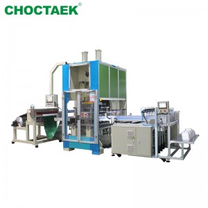 Wholesale China Silver Foil Box Making Machine Manufacturers Suppliers - High Speed Pneumatic Power Press /Aluminum Foil Container Making Punching Machine  – Choctaek