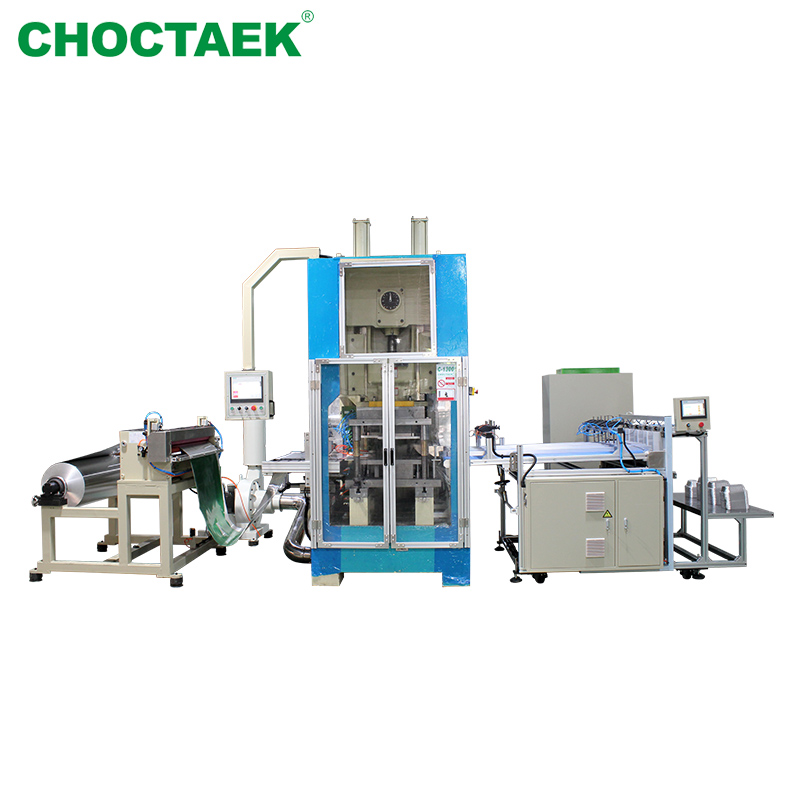 High Quality Efficient Power Press Aluminum Foil Food Container Making Machine Featured Image