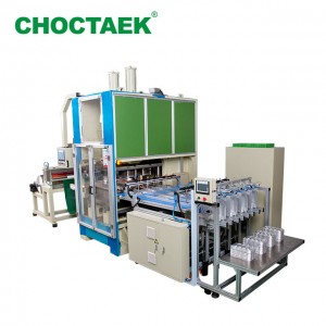 Fully Automatic Aluminum Foil Food Container Making Machine with Multi-cavity Moulds