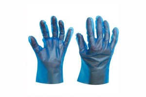 OEM Customized Shoe Booties Disposable - Disposable TPE Gloves Blue Color – Chongjen
