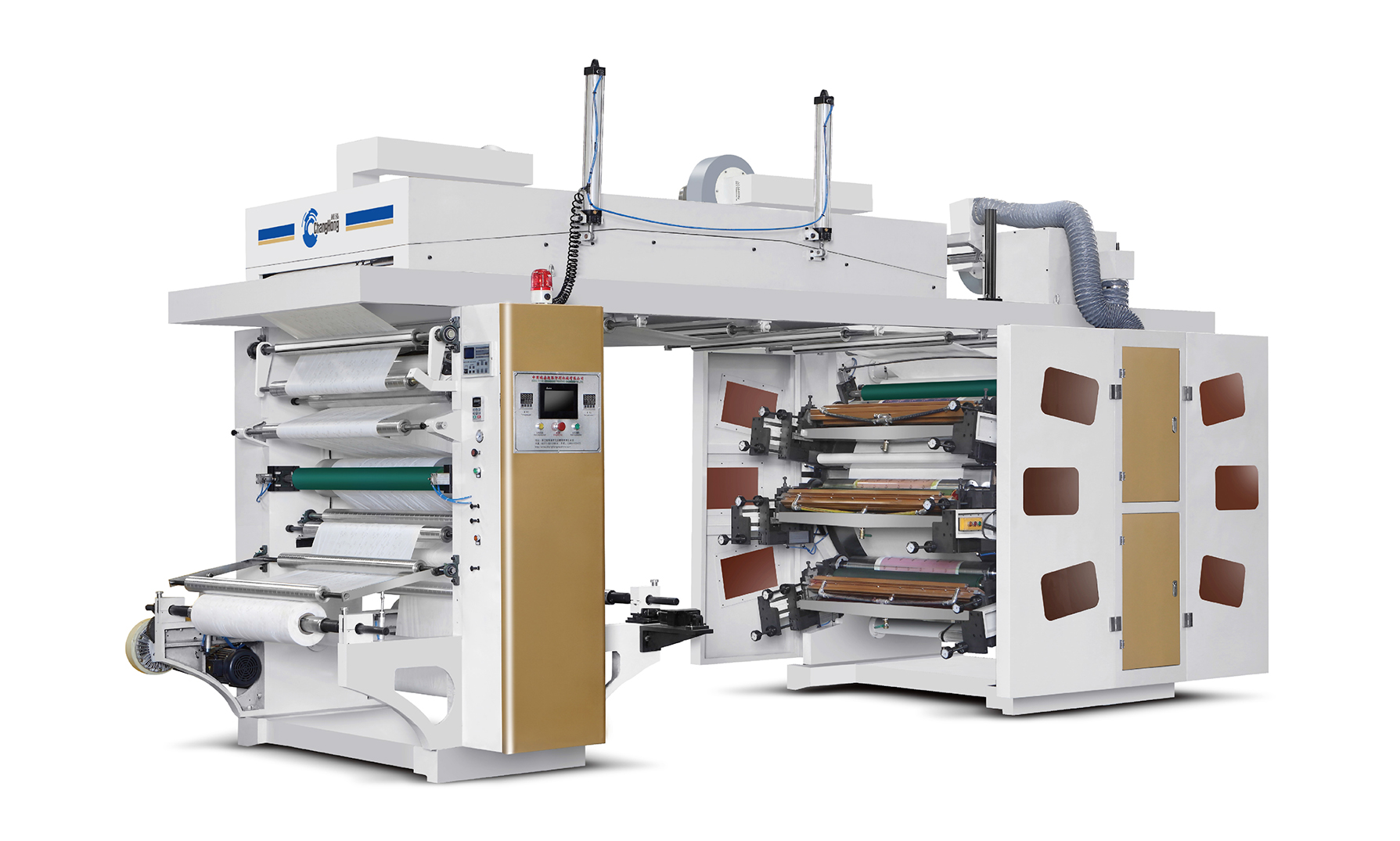 Verskaf ODM Ci Flexographic Printing Machine met CE vir Paper Plastic Film Woven Bag