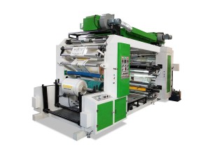 Makinë printimi Flexo e llojit të pirgut për çanta të endura Pp