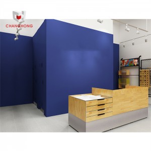 China leisure wear store interior design for display, leisure wear store design leisure wear shop furniture for display