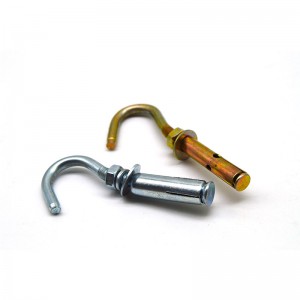 Stainless steel expansion bolt with hook sleeve