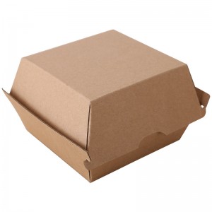 Corrugated Disposable Fast Food Burger Box