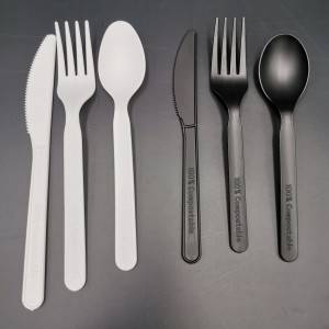 PLA Spoons Knives Fork Cutlery Tableware