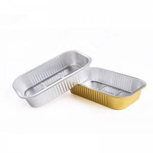 2020 wholesale price Food Grade Storage Containers With Lids - Gold Aluminum Foil Take-away Box – CHUNKAI