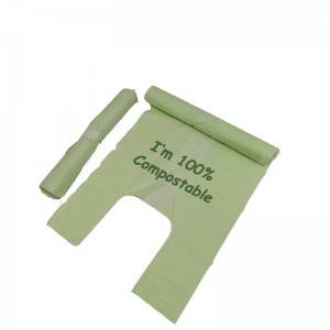 Biodegradable PBAT PLA Cornstarch Shopping Bag