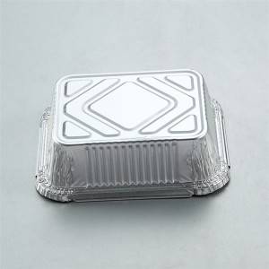 Silver Aluminum Foil Baking Container