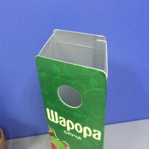 1000ml disposable paper water juice yogurt bottle