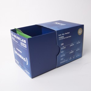 Customized White Cardboard Paper Coffee Box