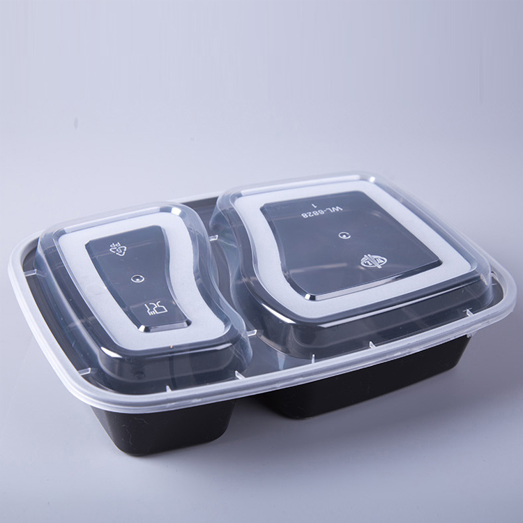 Hot sale Plastic Oil Bottle - Two Compartment Plastic Food Container – CHUNKAI