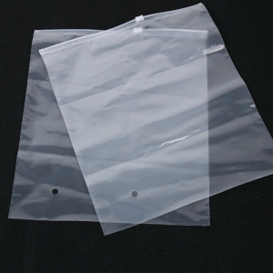Transparent Plastic PE Zipper Clothes Bags