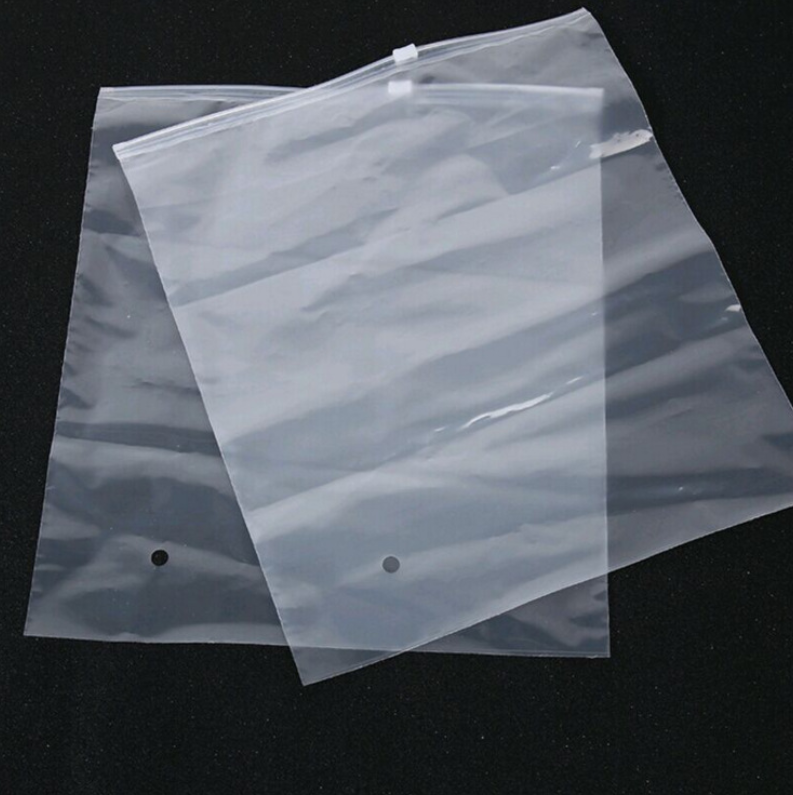 Transparent Plastic PE Zipper Clothes Bags Featured Image