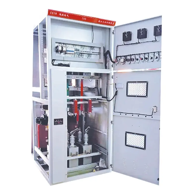 Utilizing HYTBB reactive power compensation capacitor cabinet to improve power distribution quality