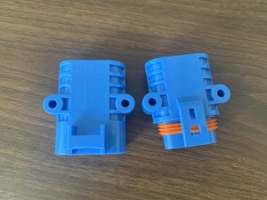 Parking Air Conditioner Waterproof Connector Female and Male Connectors Blue