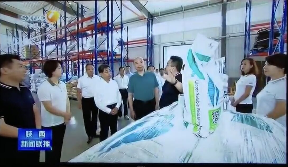 Liu Guozhong, gubernur Provinsi Shaanxi, mengunjungi pabrik CityMax untuk memandu pekerjaan tersebut