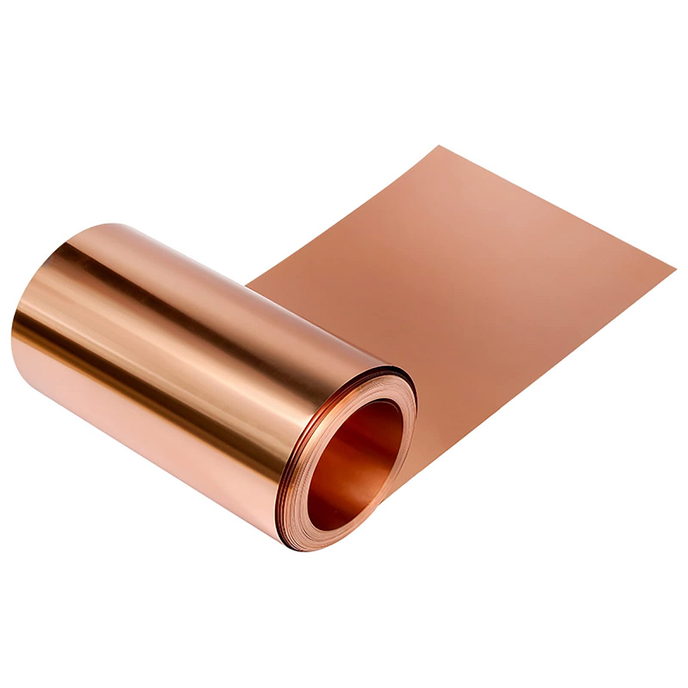 Lámina de cobre electrolítico para la fabricación de baterías de litio