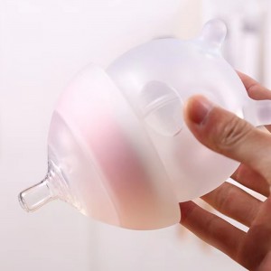 Silicone milk bottle