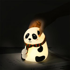 Panda silicone patting lamp