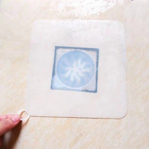 Silicone floor drain deodorant pad