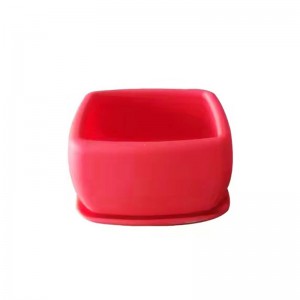 Simple silicone flowerpot