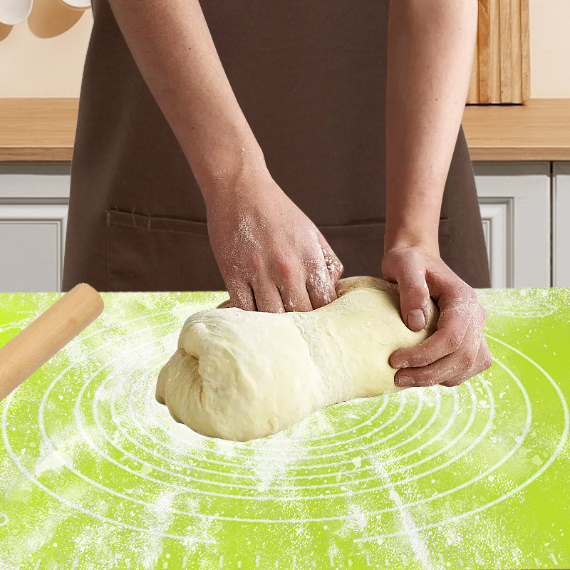 Is the kneading pad made of silicone easy to use?
