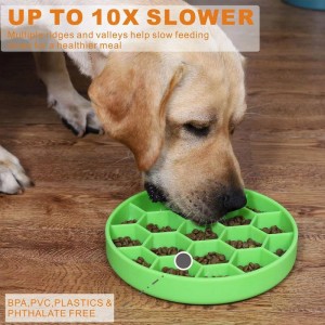 Smart Feeding Plate Silicone Pet Feeder Automatic