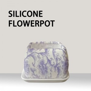 Silicone flowerpot