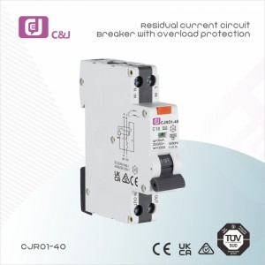 Cheap price 6ka 18mm Width 40A 30/100mA 1p+N Residual Current Circuit Breaker RCBO
