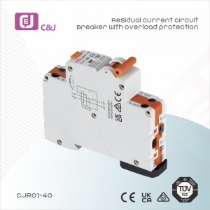 Hot sale Factory CEJIA RCBO MCB 230V 1p+N 3p+N 18mm Residual Current Circuit Breaker with Over and Short Current Leakage Protection Breaker