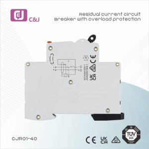 Cheap price Hot Sale CEJIA CJRO1-63 16A 32A 40A 30mA 6ka 1p+N Overload Protection Circuit Breaker RCBO