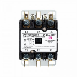 CJC2-3p 25A 40A Definite Purpose Magnetic AC Contactor for Air Conditioner