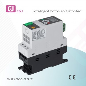 Factory price CJR1-360-7.5-Z 7.5kw Built in Bypass Type Intelligent Motor Cabinet Soft Starter