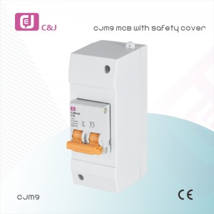 High Quality CJM9-63 2p 6-63A MCB Miniature Circuit Breaker with IP30 Surface Distribution Box