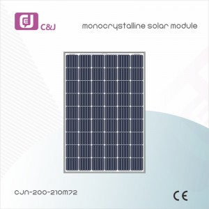 CE Certification Portable Solar Power Station Manufacturer - CJN-200-210M72 Monocrystalline Solar Module   – C&J