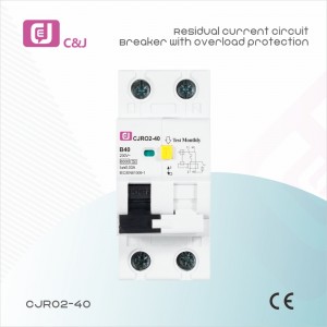 Residual Current Circuit Breaker  with Overcurrent Protection CJRO2-40