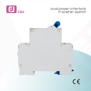 Factory price 1P/2P/3P/4P DIN Rail MTS Dual Power Manual Transfer Isolating Interlock Circuit Breaker
