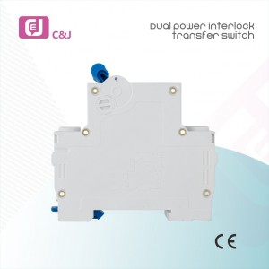 Factory price 1P/2P/3P/4P DIN Rail MTS Dual Power Manual Transfer Isolating Interlock Circuit Breaker