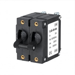 China Supplier 250V 5A Manual Resettable Electromagnetic hydraulic circuit breaker For Equipment